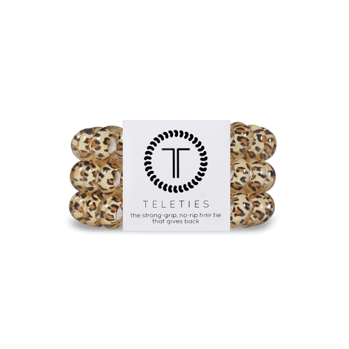 Leopard Large Hair Ties Set of 3