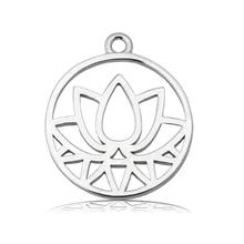 Load image into Gallery viewer, Lepidolite Quartz Gemstone Bracelet with Resilience Sterling Silver Charm
