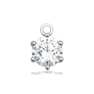 Load image into Gallery viewer, Lepidolite Quartz Gemstone Bracelet with Shine Like A Diamond Sterling Silver Charm
