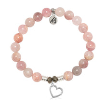 Load image into Gallery viewer, Madagascar Quartz Gemstone Bracelet with Beautiful Soul Sterling Silver Charm
