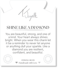 Load image into Gallery viewer, Madagascar Quartz Gemstone Bracelet with Shine Like A Diamond Sterling Silver Charm
