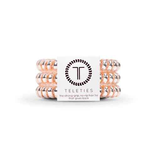 Millennial Pink Small Hair Ties Set of 3