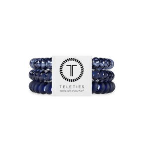 Nightfall Navy Small Hair Ties Set of 3