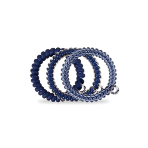 Nightfall Navy Small Hair Ties Set of 3