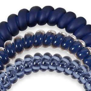 Nightfall Navy Small Hair Ties Set of 3