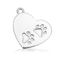Load image into Gallery viewer, Paws of Love Charm with Moonstone Gemstone Bracelet
