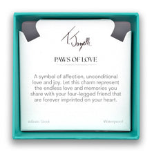 Load image into Gallery viewer, Paws of Love Charm with Moonstone Gemstone Bracelet
