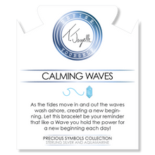 Load image into Gallery viewer, Precious Symbols Collection - Calming Waves Bracelet
