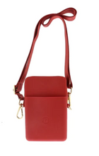 Load image into Gallery viewer, Silicone Crossbody - Dark Red
