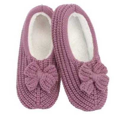 Crochet Rib Snoozies - Foot Coverings - Purple