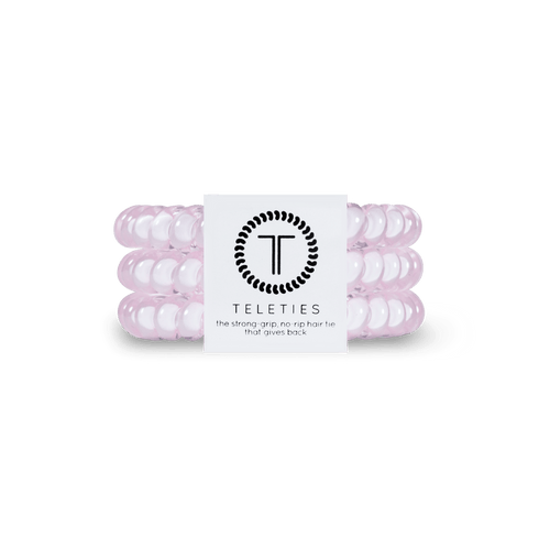 Rose Water Pink Small Hair Ties Set of 3