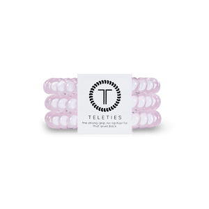 Rose Water Pink Small Hair Ties Set of 3