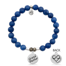 Load image into Gallery viewer, Royal Jade Stone Bracelet with Grandmother Endless Love Sterling Silver Charm
