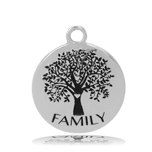 Load image into Gallery viewer, Rutilated Quartz Gemstone Bracelet with Family Tree Sterling Silver Charm
