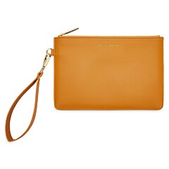 Zana Wristlet Pouch - Dark Amber