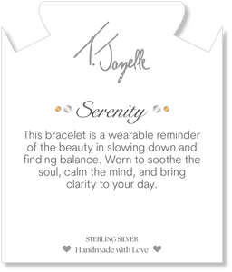 Serenity Collection- Gold Gemstone Bracelet