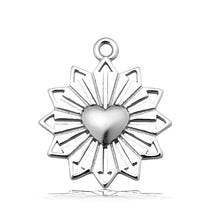 Load image into Gallery viewer, White Natural Agate Gemstone Bracelet with Follow Your Heart Sterling Silver Charm
