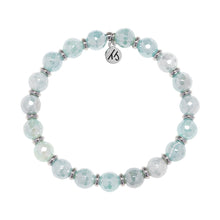 Load image into Gallery viewer, Empowered Elegance Collection - Aqua Agate Bracelet
