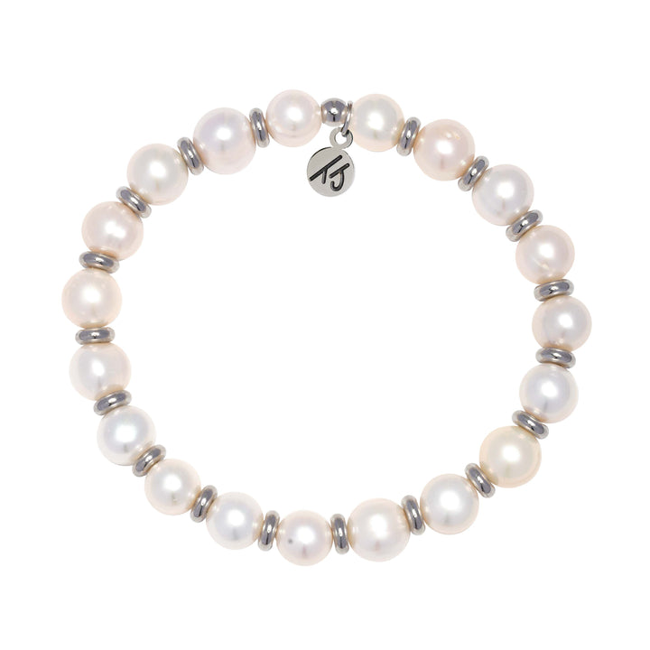 Empowered Elegance Collection- Pearl Bracelet