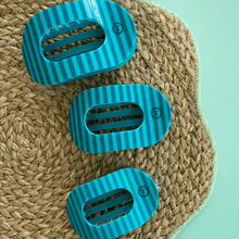 Load image into Gallery viewer, Splash Zone Medium Flat Round Hair Clip
