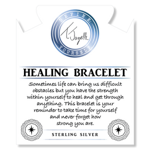 Super 7 Stone Bracelet with Healing Sterling Silver Charm
