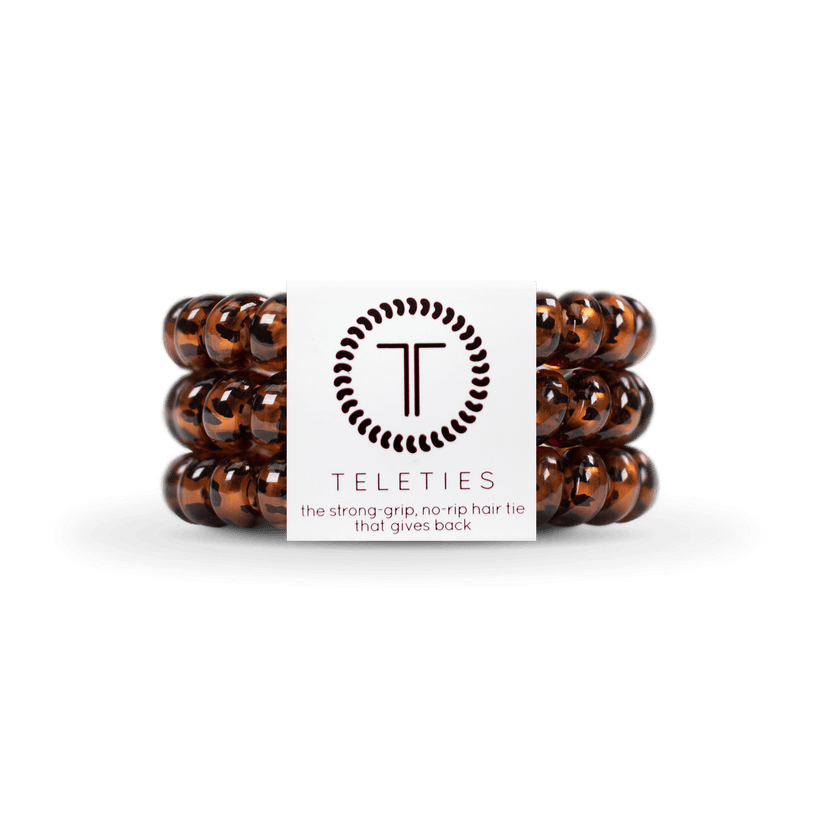 Tortoise Large Hair Ties Set of 3