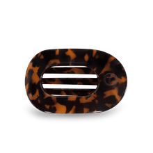 Load image into Gallery viewer, Tortoise Medium Flat Round Hair Clip
