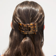 Load image into Gallery viewer, Tortoise Small Flat Rectangle Hair Clip
