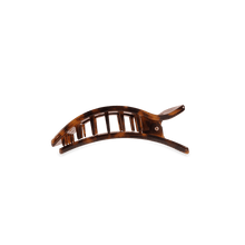 Load image into Gallery viewer, Tortoise Small Flat Rectangle Hair Clip
