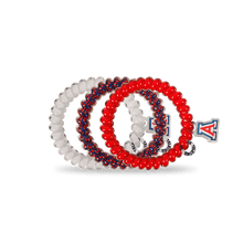Load image into Gallery viewer, University of Arizona - Small Hair Ties Set/3
