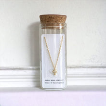 Load image into Gallery viewer, Mini Cross Necklace - Gold
