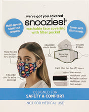 Load image into Gallery viewer, Snoozies Camo Fashion Face Covering with 4 Filters
