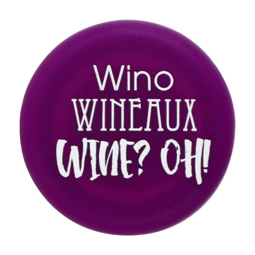 Wino, Wineaux, Wine OH - Purple - Single Wine Cap