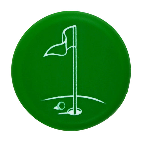 Golf Flag - Green - Single Wine Cap