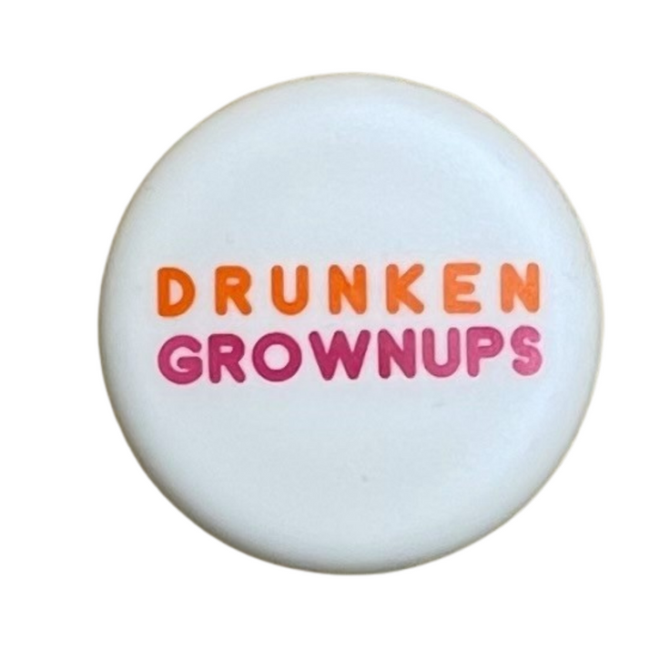 Drunken Grownups - White - Single Wine Cap - Thumbnail 2