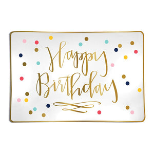 Happy Birthday Confetti Trinket Tray
