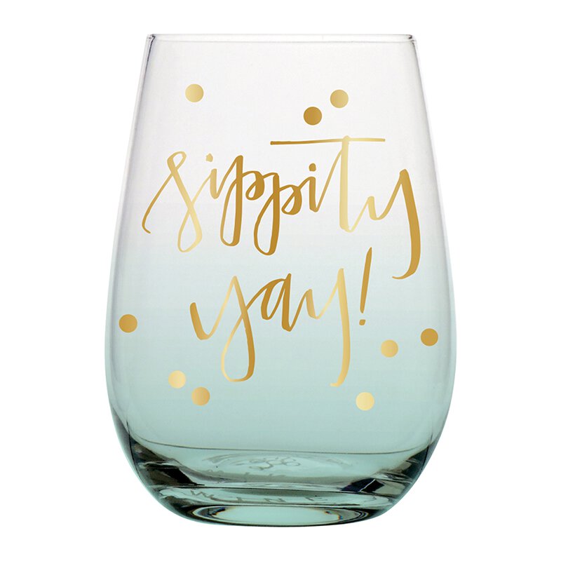 Stemless Wine Glass - Sippity Yay!