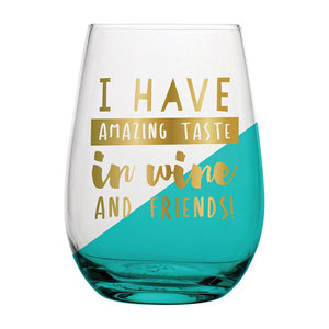Stemless Wine Glass - Amazing Taste