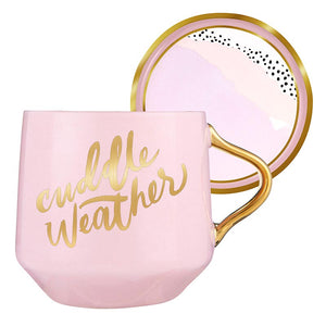 Cuddle Weather - Mug & Coaster Lid