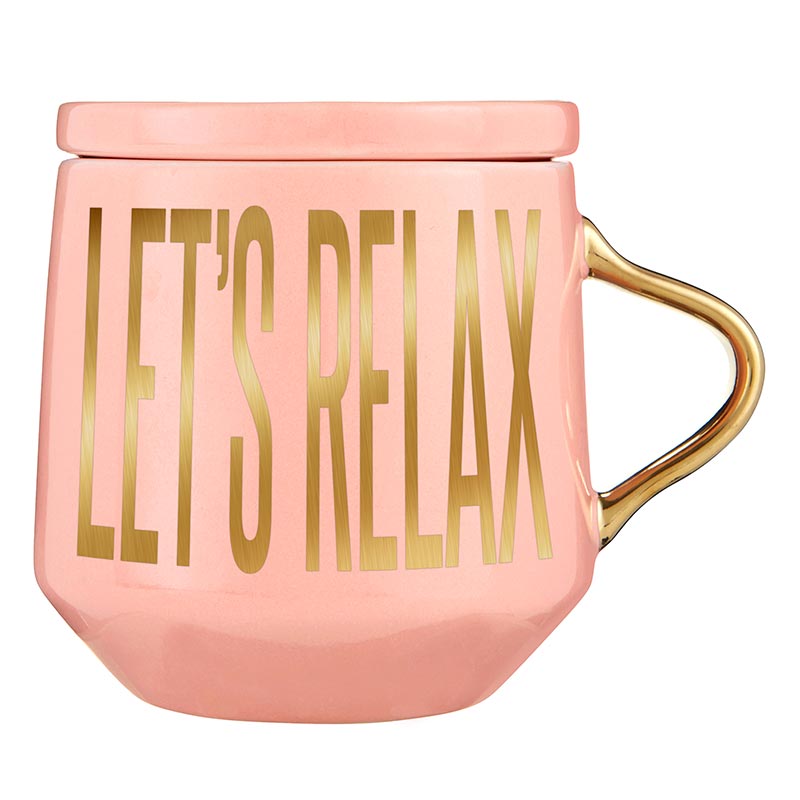 Let's Relax - Mug & Coaster Lid