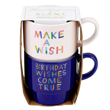 Load image into Gallery viewer, Make a Wish/Birthday Wishes Come True - Stacking Mug Set

