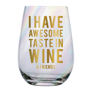 Stemless Wine Glass - Awesome Taste