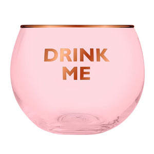 Roly Poly Glass - Drink Me