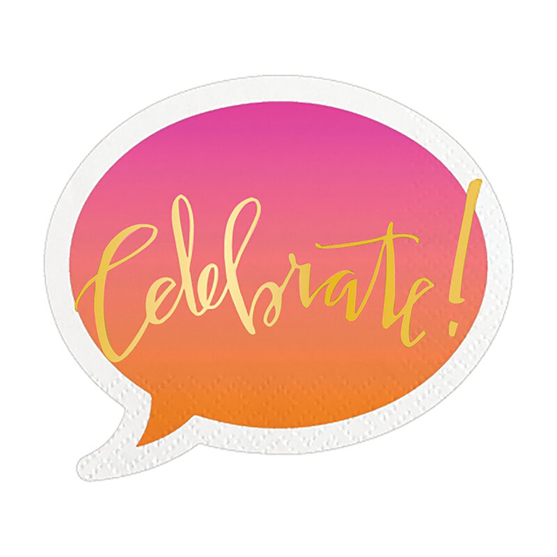 Dialogue Napkins - Celebrate