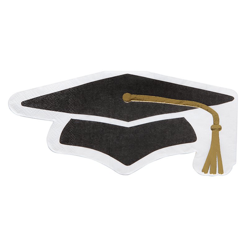 Shaped Napkins - Graduation Cap