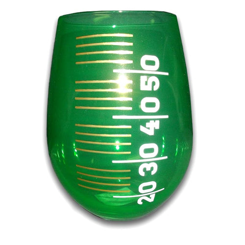Jumbo Stemless Wine Glass - Yardlines