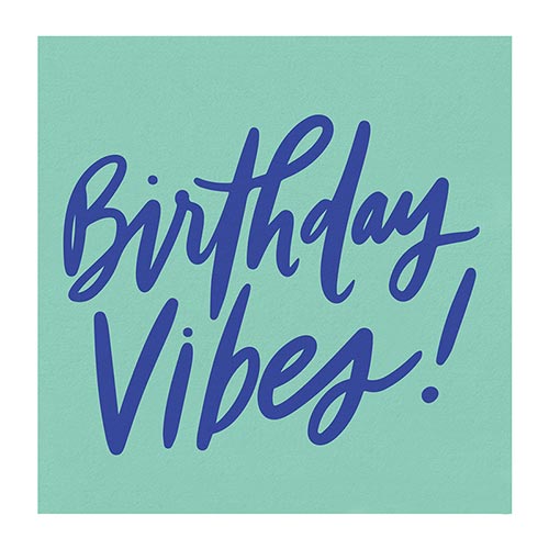 Birthday Vibes - Beverage Napkins