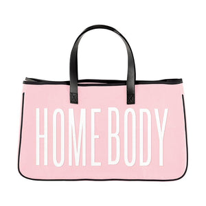 Pink Canvas Tote - Homebody