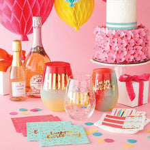 Load image into Gallery viewer, Jumbo Stemless Wine Glass - HBD
