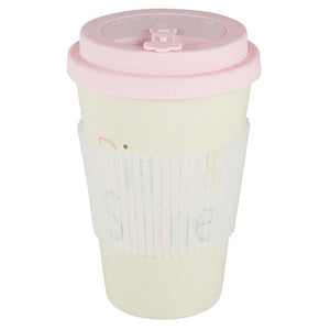 Bamboo To Go Coffee Cup - Rise & Shine